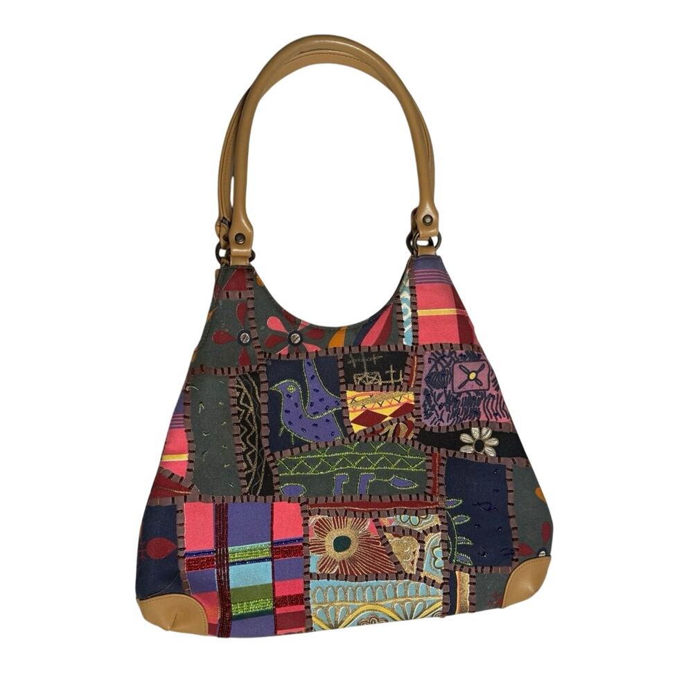Prezxo beaded patterned handbag